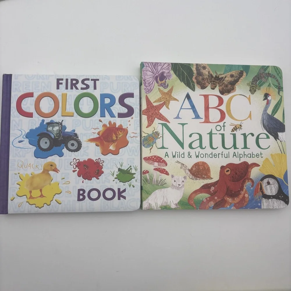 ABC Of Nature/First Colors Book Otter Little Tiger PI Multi Board Kids Alphabet